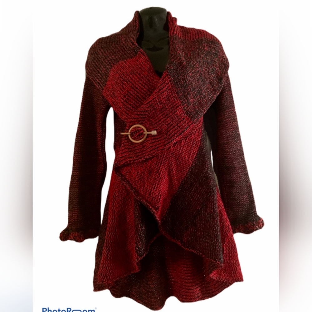 Alpaca wrap around sweater